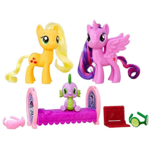 Набор фигурок Принцесса Искорка и Эпплджек "Пони-модницы" My Little Pony Hasbro