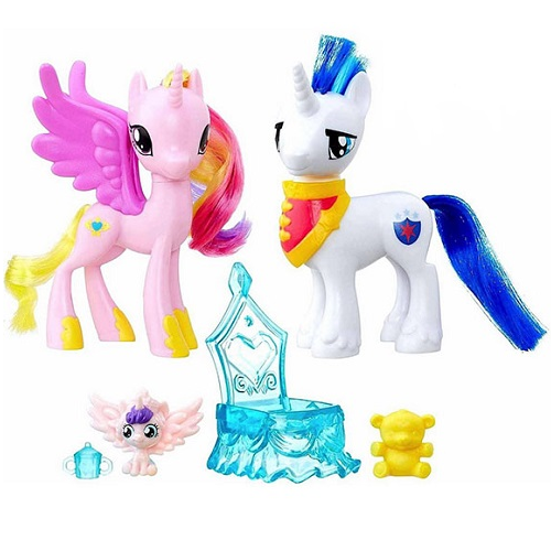 Набор фигурок Принцесса Каденс и Шайнинг Армор "Пони-модницы" My Little Pony Hasbro