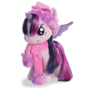 Мягкая игрушка Твайлайт Спаркл Новогодняя с шарфом 25 см Twilight Sparkle Winter My Little Pony Aurora