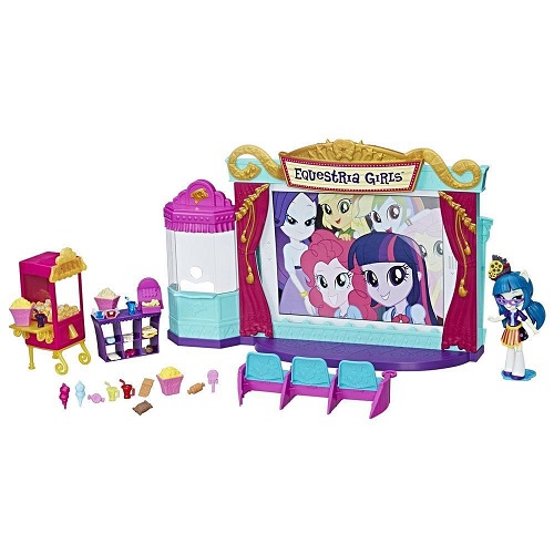 Игровой набор с мини-куклами Кинотеатр Equestria Girls Hasbro